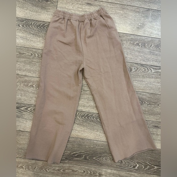 T Kees SZ 4 Casual Cotton Wide Leg Tan Women's Pants - Picture 3 of 5